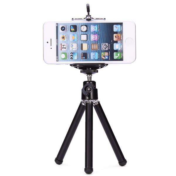 360 Rotation Tripod Bracket Mount Holder Stand For Camera Cellphone