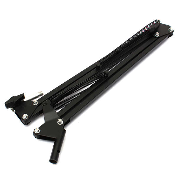 Microphone Suspension Boom Scissor Arm Stand Holder For Broadcast