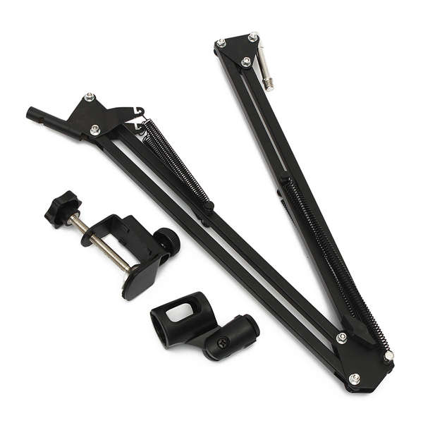 Microphone Suspension Boom Scissor Arm Stand Holder For Broadcast
