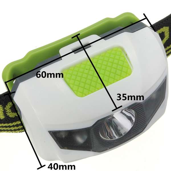 XANES 1200 Lumen R3+2LED 4 Models Super Bright Mini Headlamp Headlight Flashlight Torch Lamp