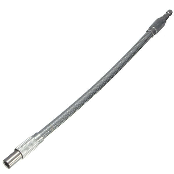 30cm 1/4inch Hex Flex Flexible Hose Screwdriver Extension Bit Holder