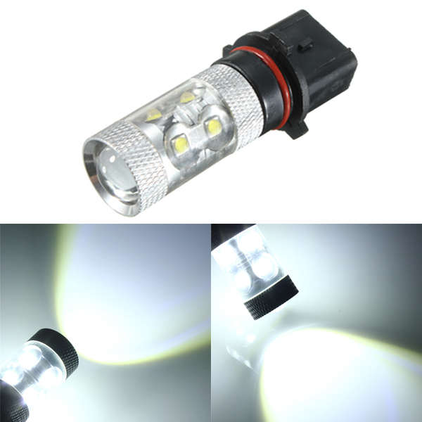 P13W Xenon White 50W LED Bulbs Lights For Audi A4 Q5 Daytime Running Light