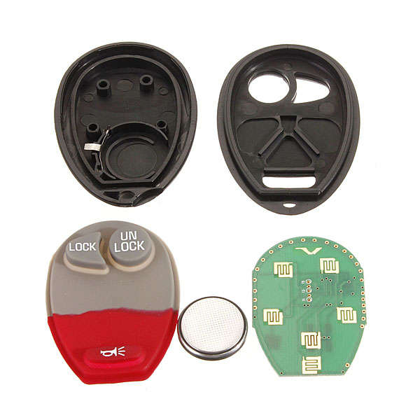 3 Buttons Keyless Entry Remote Key Fob Transmitter For Chevrolet GMC