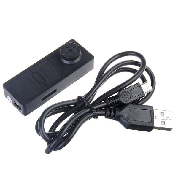 720P Mini Cloth Button DV Hidden Camera Video PC Cam Voice Recorder