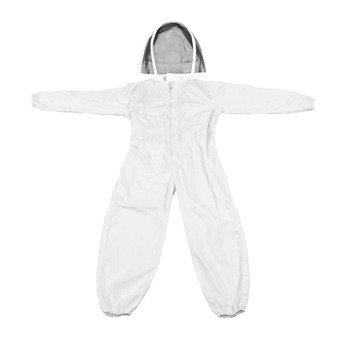 Professional Ventilated Full Body Beekeeping Bee Keeping Suit w/ Leather Gloves
