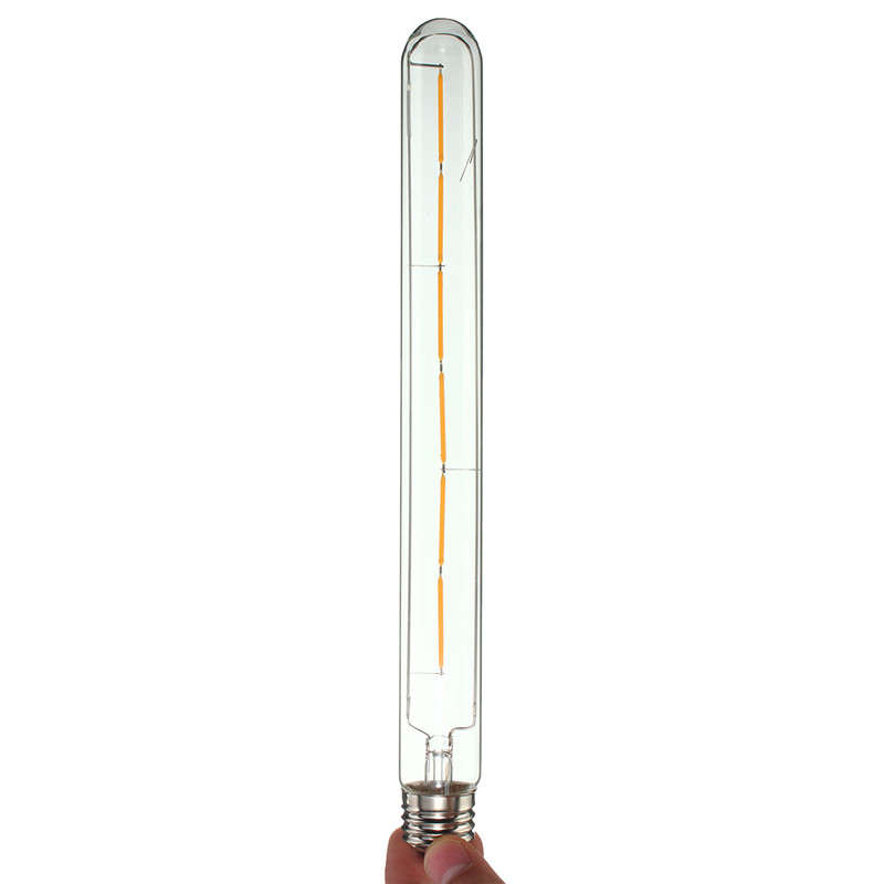 Dimmable 300mm T30 E27 E26 6W Warm White COB Retro Edison Light Lamp Bulb AC110V AC220V