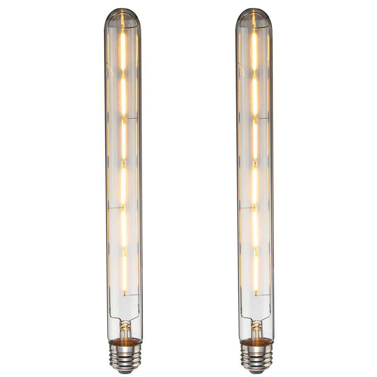 Dimmable 300mm T30 E27 E26 6W Warm White COB Retro Edison Light Lamp Bulb AC110V AC220V