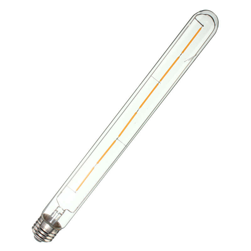 Dimmable 300mm T30 E27 E26 6W Warm White COB Retro Edison Light Lamp Bulb AC110V AC220V