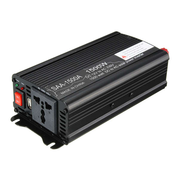 1500W DC 12V To AC 220V Solar Power Inverter Modified Sine Wave Converter
