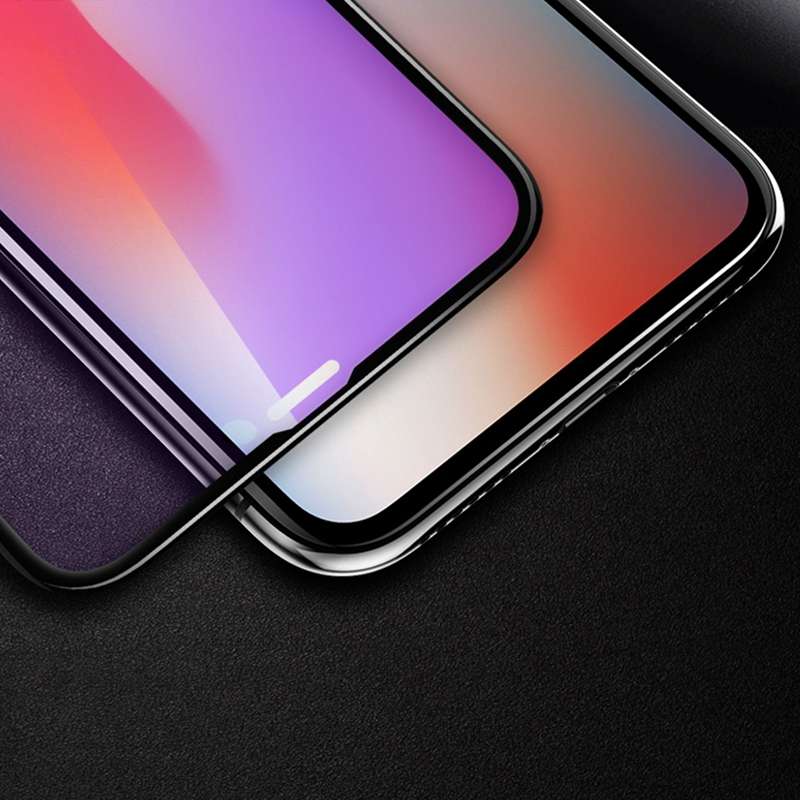 Rock 0.26mm Anti Blue Light 4D Curved Edge Tempered Glass Screen Protector For iPhone X