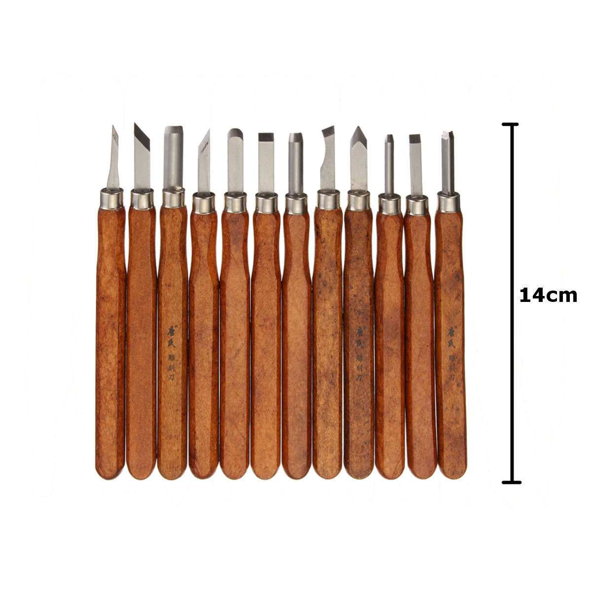 12Pcs Wood Carving Chisel Tool Set Woodworking Professional Gouges