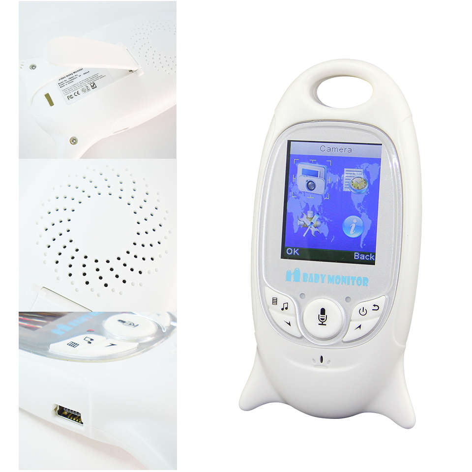 Vvcare VB601 2.4G Wireless Baby Monitor 2 inch Electronic Babysitter Nanny Security Camera Two-way A