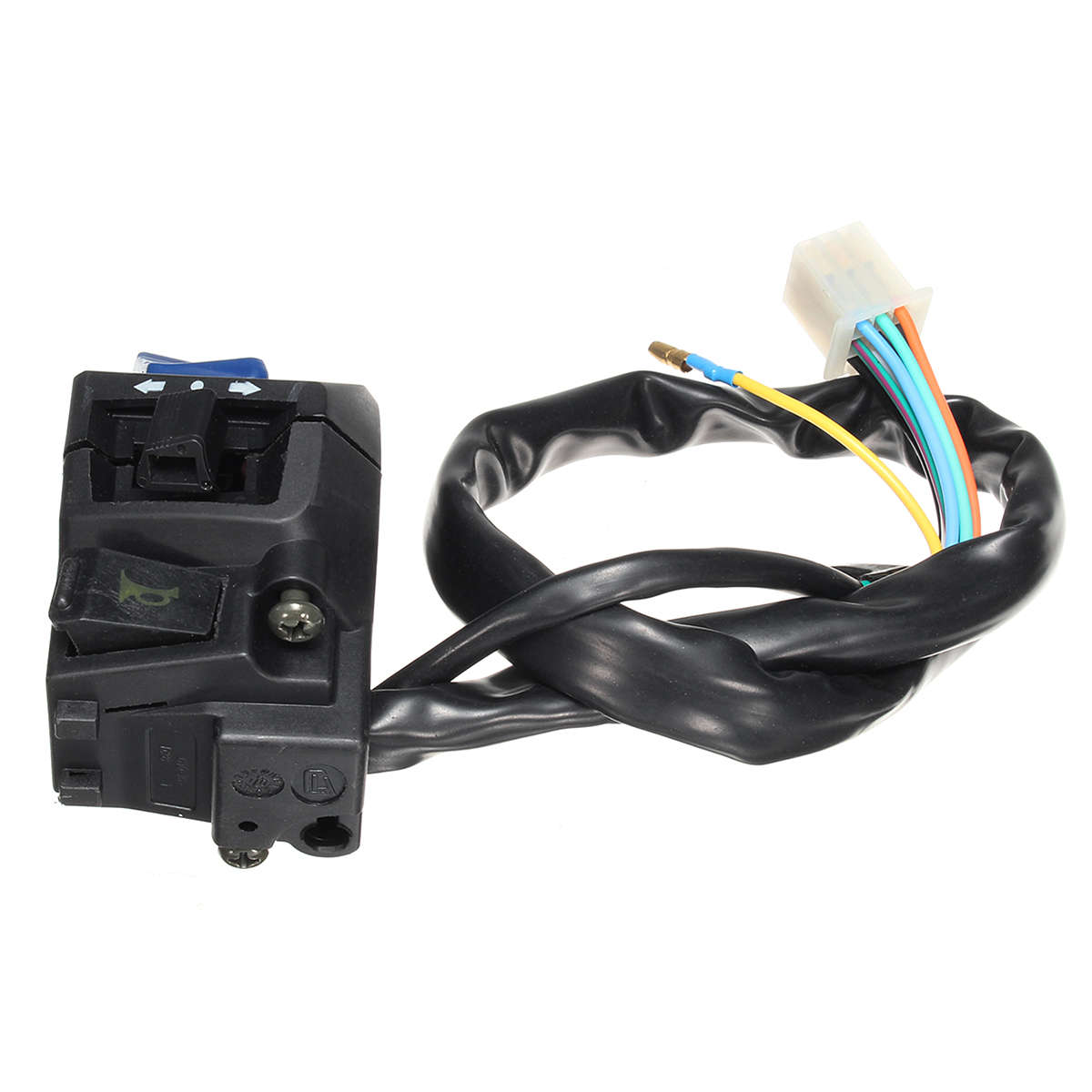 Universal 7/8inch Motorcycle Handlebar Horn Turn Signal Light Control Switch