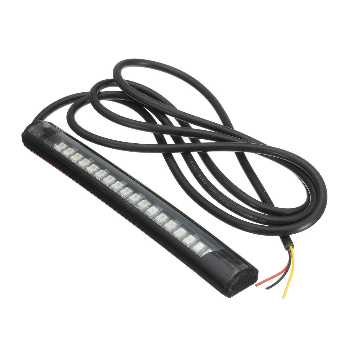 Flexible 18 LED Motorcycle ATV Tail Brake Stop Turn Signal Strip Light