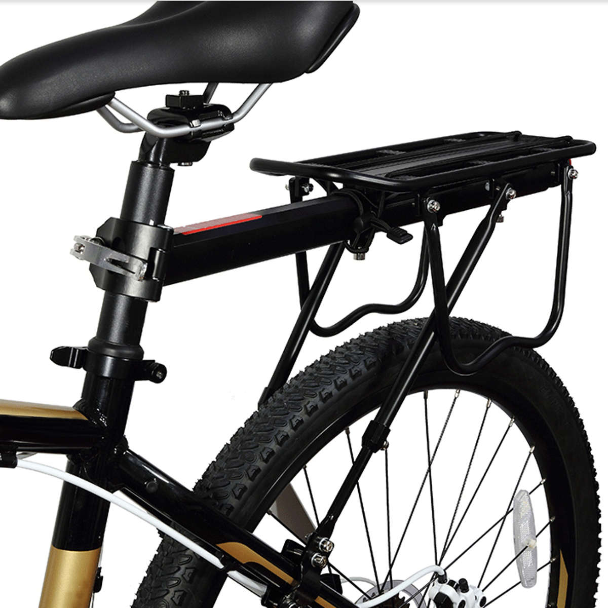 BIKIGHT Bicycle Rear Rack Seat Panniers Bag Luggage Carrier Heavy Duty