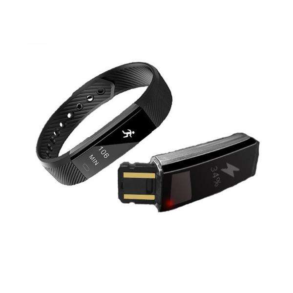 ID115HR Heart Rate Monitor Smart Bracelet Fitness Tracker Step Counter Wristband for Android IOS