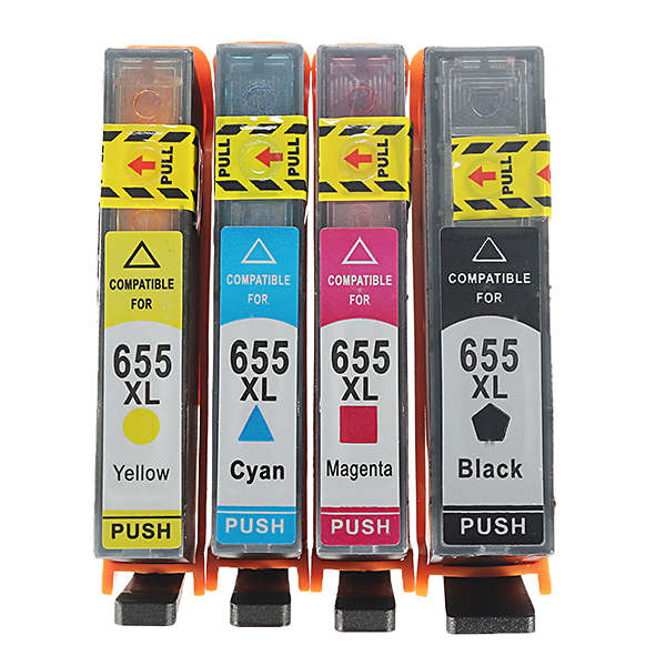 Mengxiang 655 Compatible Print Cartridges for HP Deskjet 3525/5525/4615/4625/5525/6525