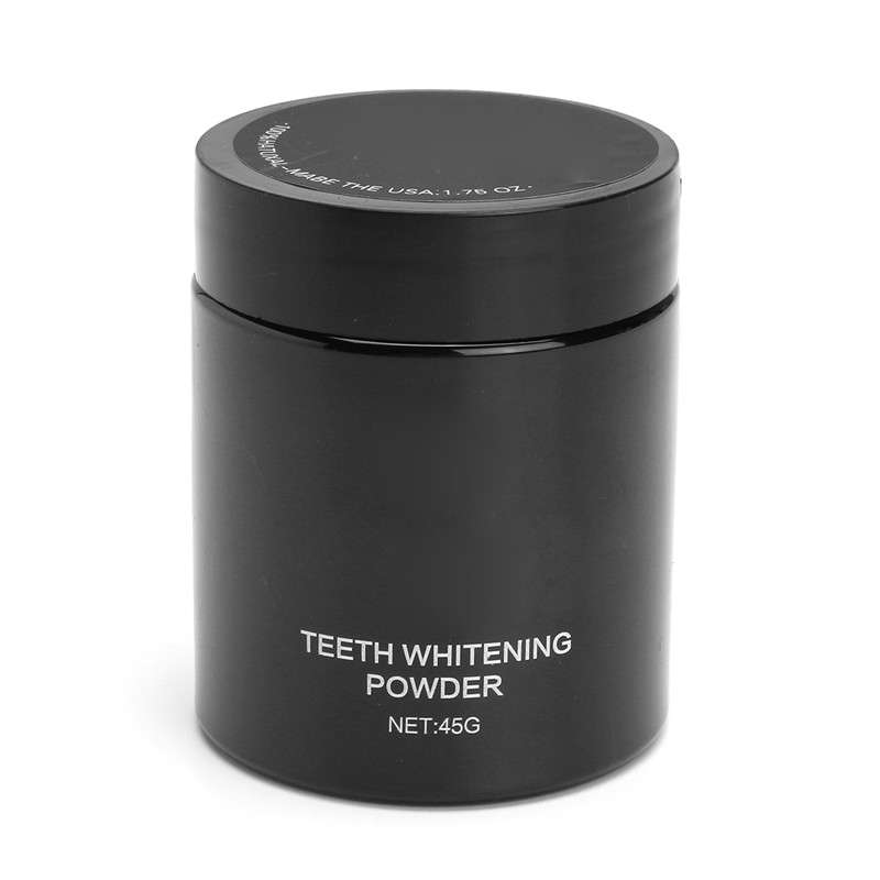 Whitening Tooth Black Powder Stain Removal Activated Charcoal Teeth Cleansing