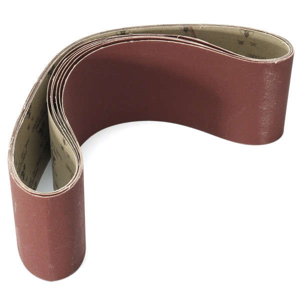6pcs 915mm*100mm Alumina Sanding Belts 600 Grit Sandpaper Self Sharpening Oxide Abrasive Strips