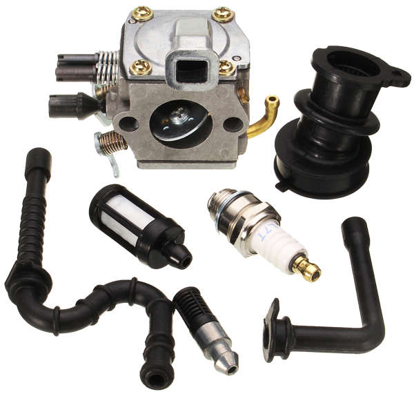 Lawnmower Carburetor And Filter Intake Manifold Kit For Stihl 034 036 MS340 MS360 Chain Saw