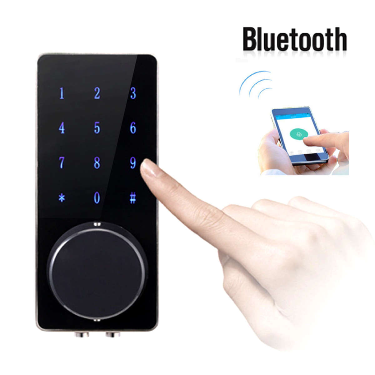 Bluetooth Smart Digital Door Lock Home Security Lock Keyless Touch Password Dead Bolt