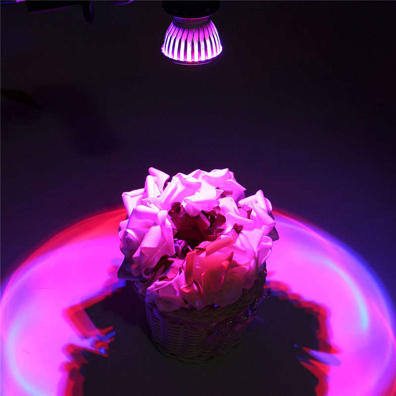 E27 3W Full Spectrum LED Grow Light Lamp Indoor Flower Veg Bloom Plants Oganic