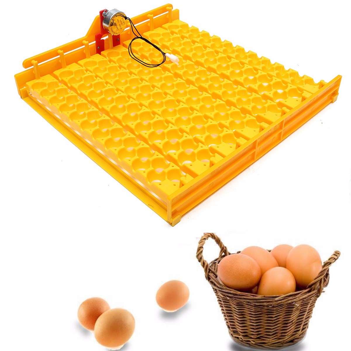 154 Eggs Quail Turner Tray Container for Hatching Incubator with 220V Automatic Turning Motor