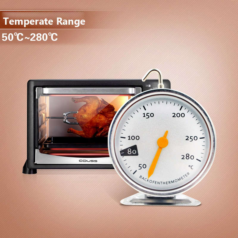 Hanging Stainless Steel Oven Cooker Thermometer Temperature Gauge Baking Cooking Tools