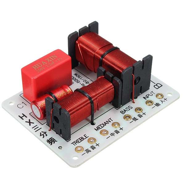 150W 1000-5000HZ Multi Speaker Audio Frequency Divider 3 Way Crossover Filters