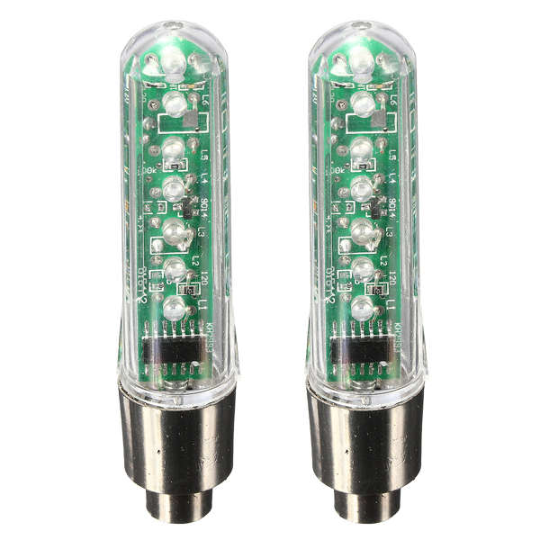 7LED Bicycle Wheel Valve Tire Tyre Double Sense LED Letter Light