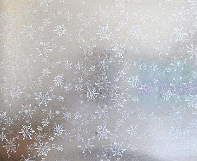 45x200CM PVC Frosted Waterproof Sticker Glass Privacy Shower Screen Window Cover Film Decor