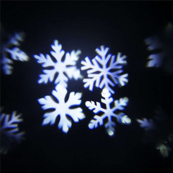 12 Patterns 4 LED Projector Light Stage Light  Motion Rotating Spot Light Christmas Halloween