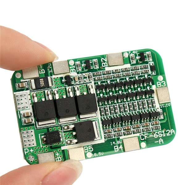 5pcs PCB BMS 6S 15A 24V Battery Protection Board For 18650 Li-ion Lithium Battery Cell