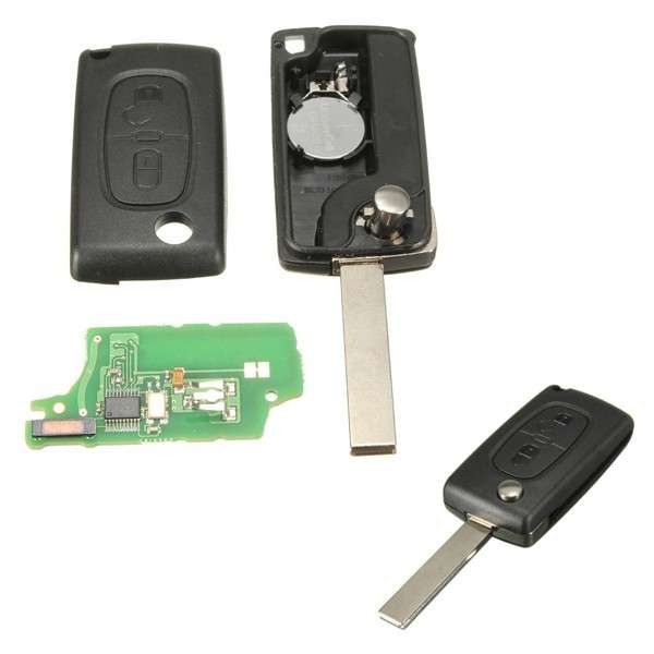 Remote Key ID46 2 Buttons 433MHz Transponder Chip For Peugeot 207 307 308 407
