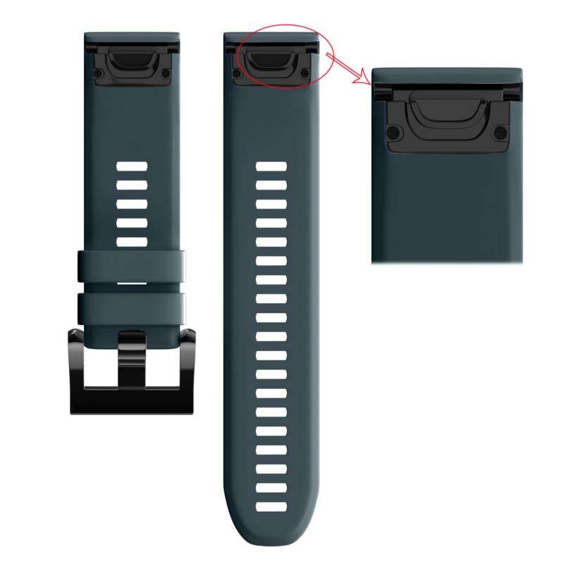 22mm Silicone Replacement Strap Watch Band for Garmin Fenix 5/Forerunner 935
