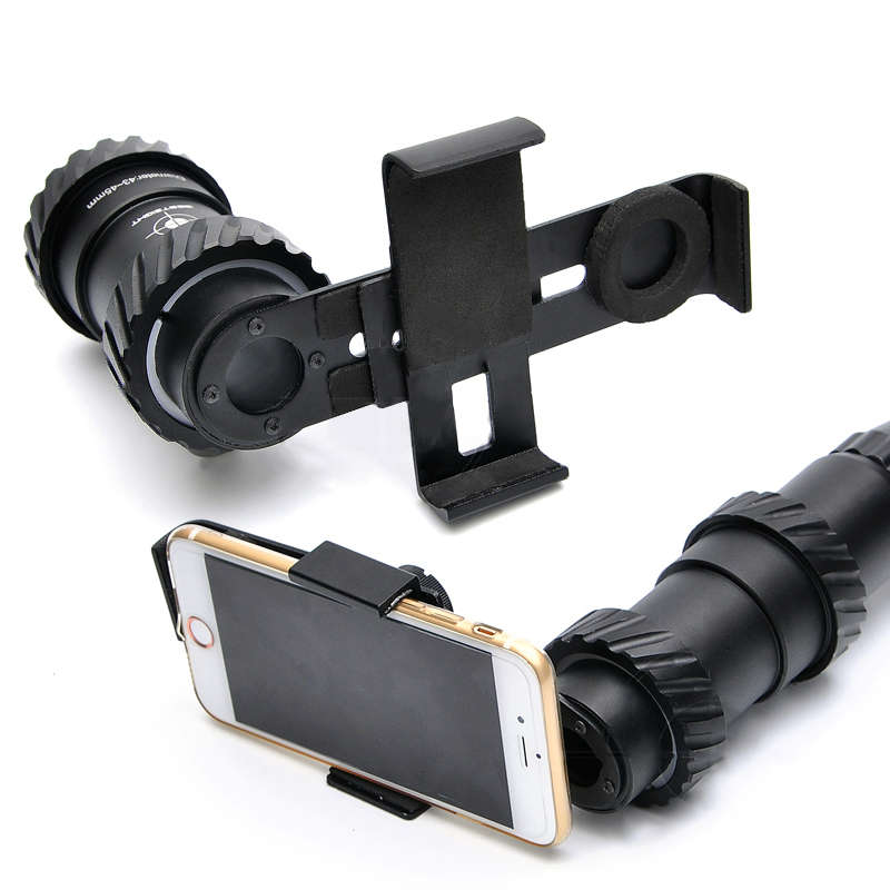 BESTSIGHT 41-44MM Aluminium Alloy Camera Mount Phone Holder for Tactical RifleScope Hunting Sight