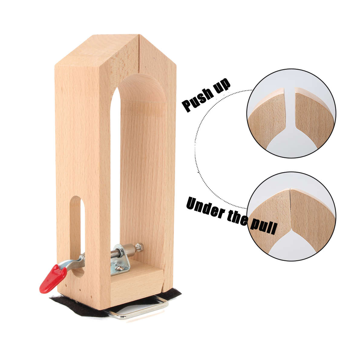 Desktop Lacing Leather Craft Hand Table Stitching Sewing Clamp Wood Hand Tools