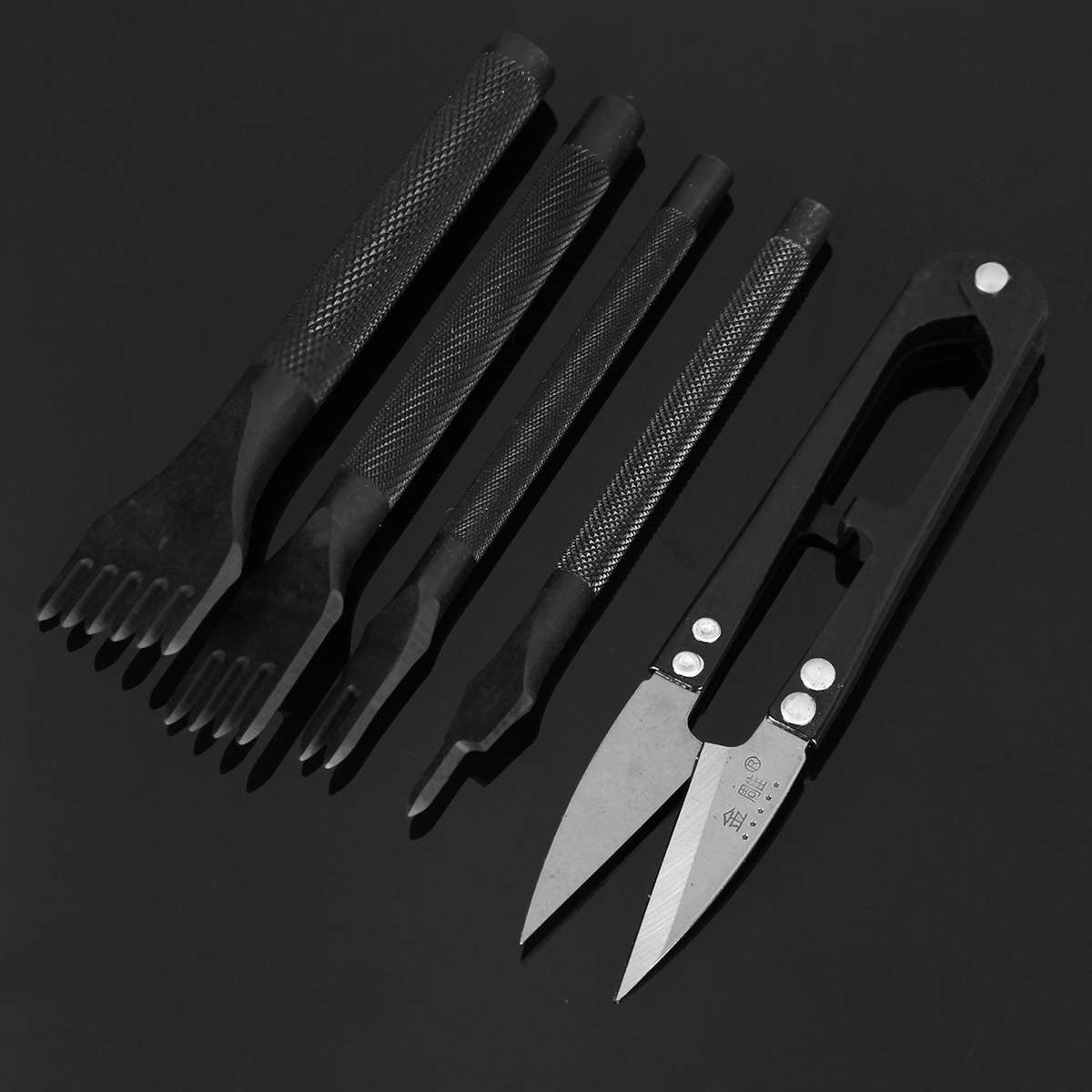 Leather Craft Tool 18Pcs Leather Sewing Kit DIY Hand Stitching Tools