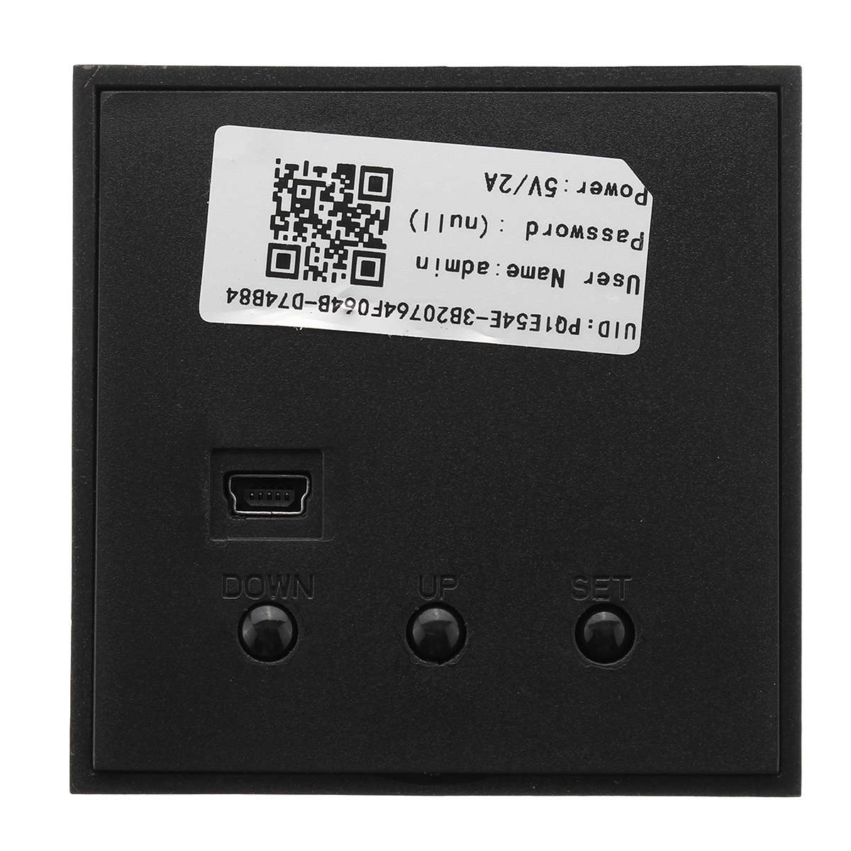 1080P HD Mini WIFI Clock Hidden Camera Wireless IP Night 120° Table Nanny Video Clock