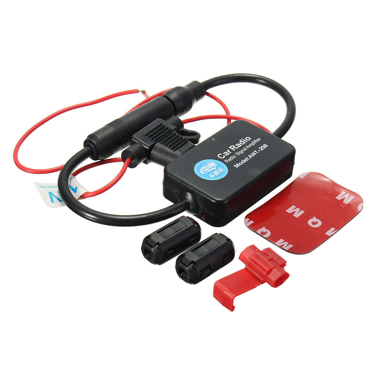 12V Car Truck Stereo Antenna FM AM Radio Inline Signal AMP Amplifier Booster