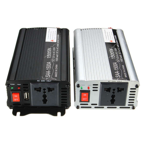 1500W DC 12V To AC 220V Solar Power Inverter Modified Sine Wave Converter