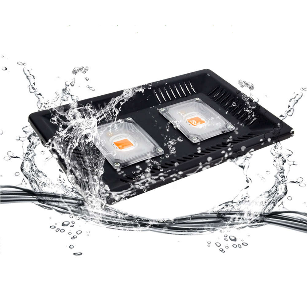 100W Indoor Garden Double Cob LED Grow Light Full Spectrum Ultra-Thin Growth Lamp for Flower Vegetab