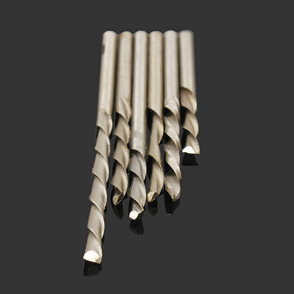 6pcs 3.175mm End Mill Cutters Left Hand Single/Two Spiral Flute Cutters Carbide Wood Milling Cutter