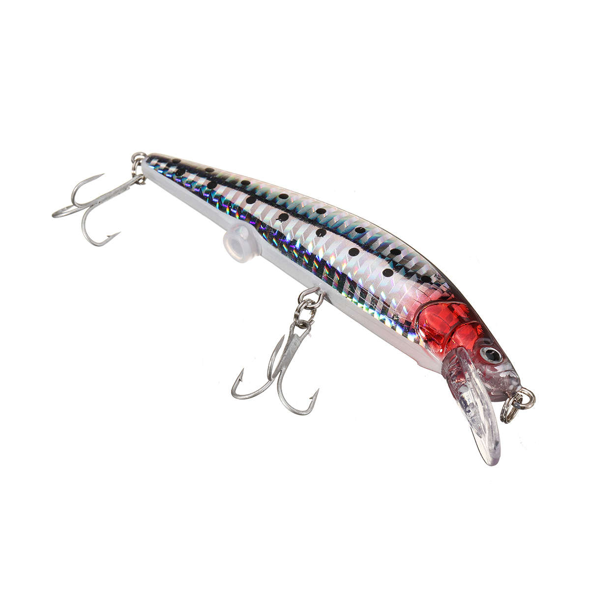 ZANLURE 1pc 12.5cm 40g USB Rechargeable Swimbait Twitching LED Fishing Lure Lifelike Hard Bait