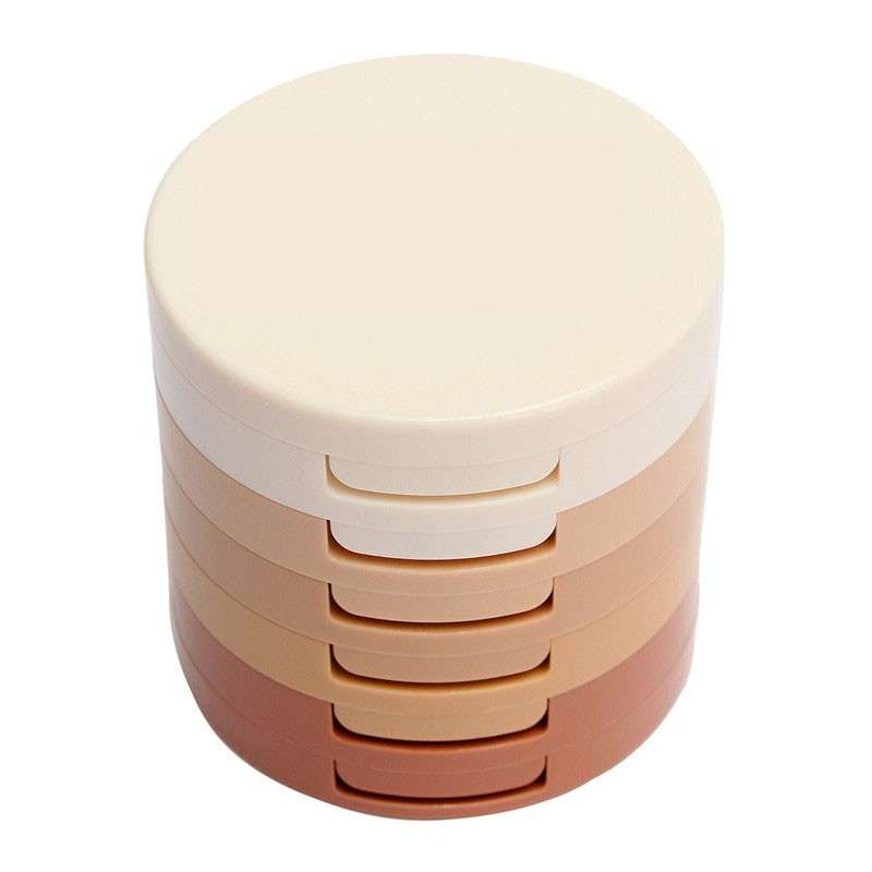 5 Colors Concealing Shading Pressed Powder Foundation Contouring Base Makeup