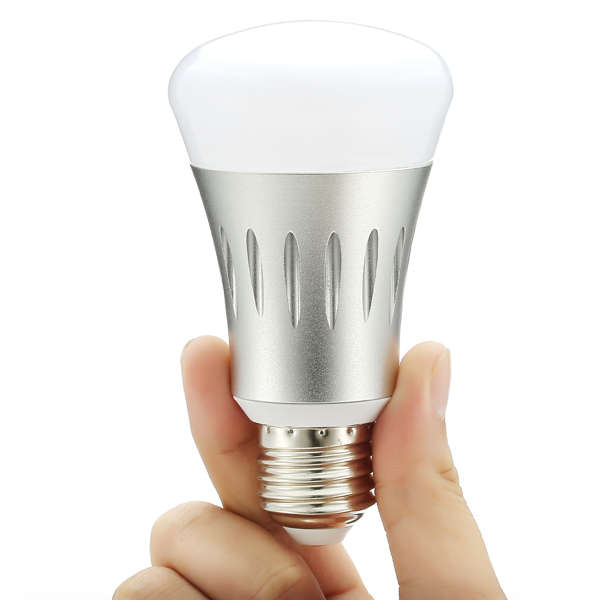 ARILUX&reg; E27 8W RGB + White Dimmable Smart WIFI LED Light Bulb Works with Amazon Alexa Echo AC85-