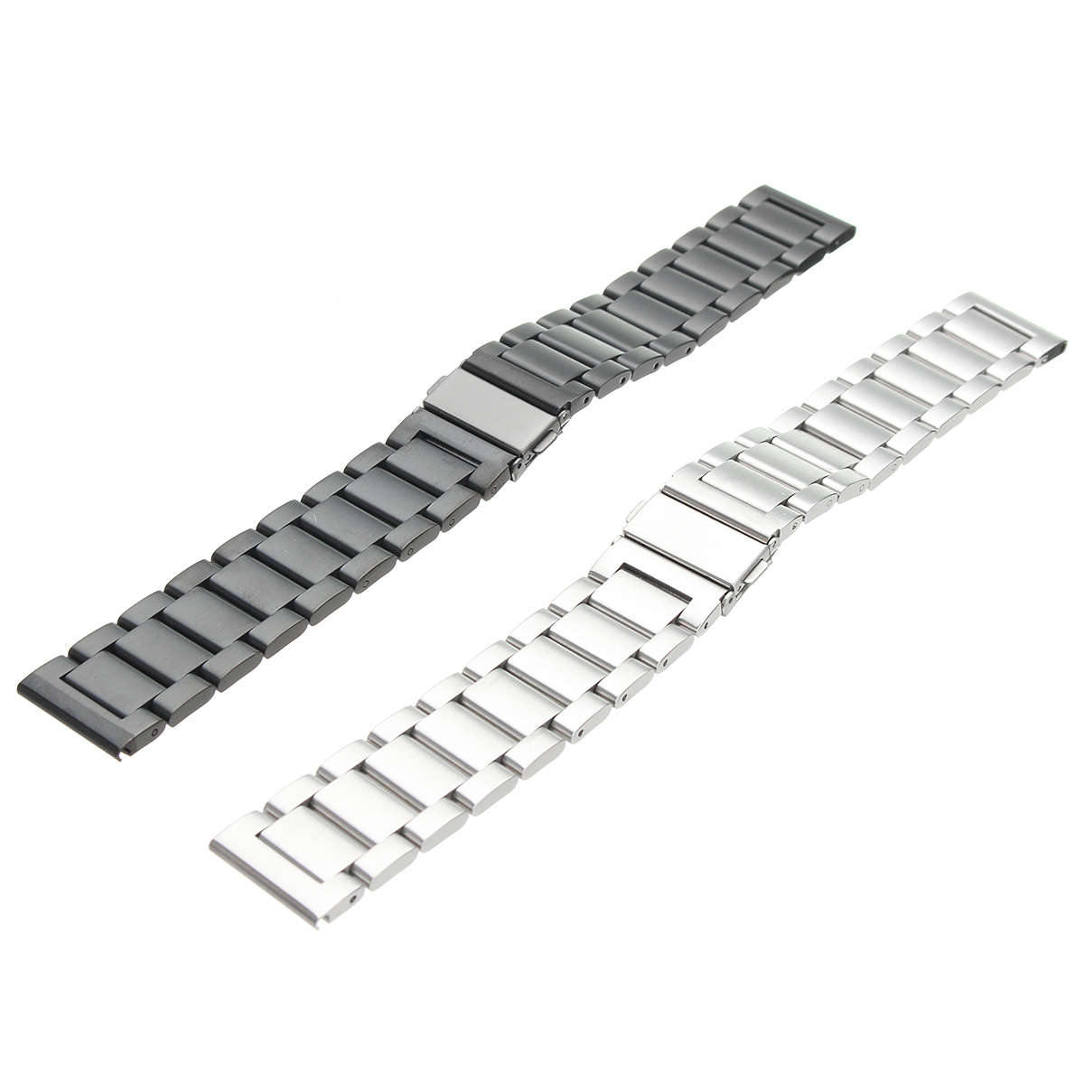 Replacement 22mm Stainless Steel Wrist Watch Band Strap for Samsung Gear S3 Classic/Frontier