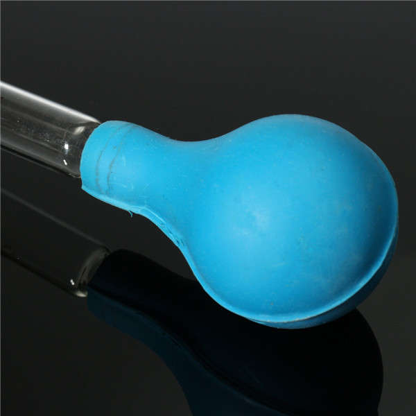 200mm 10ml Rubber Head Glass Dropper Pipettes With Scale Line