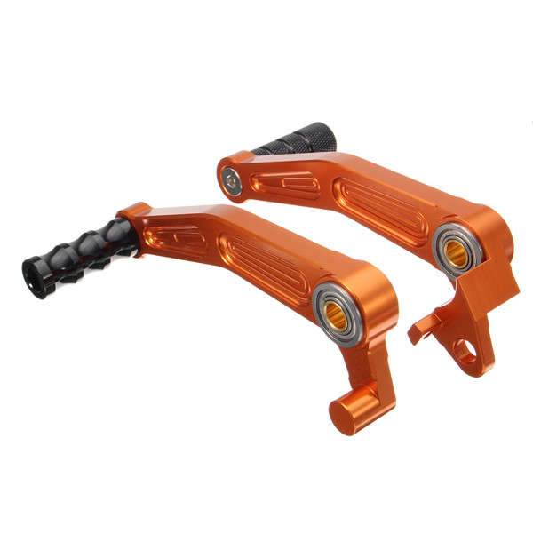 Pair CNC Foot Brake Gear Shift Pedal Levers For KTM 125 200 390 Duke 12 13 14 15