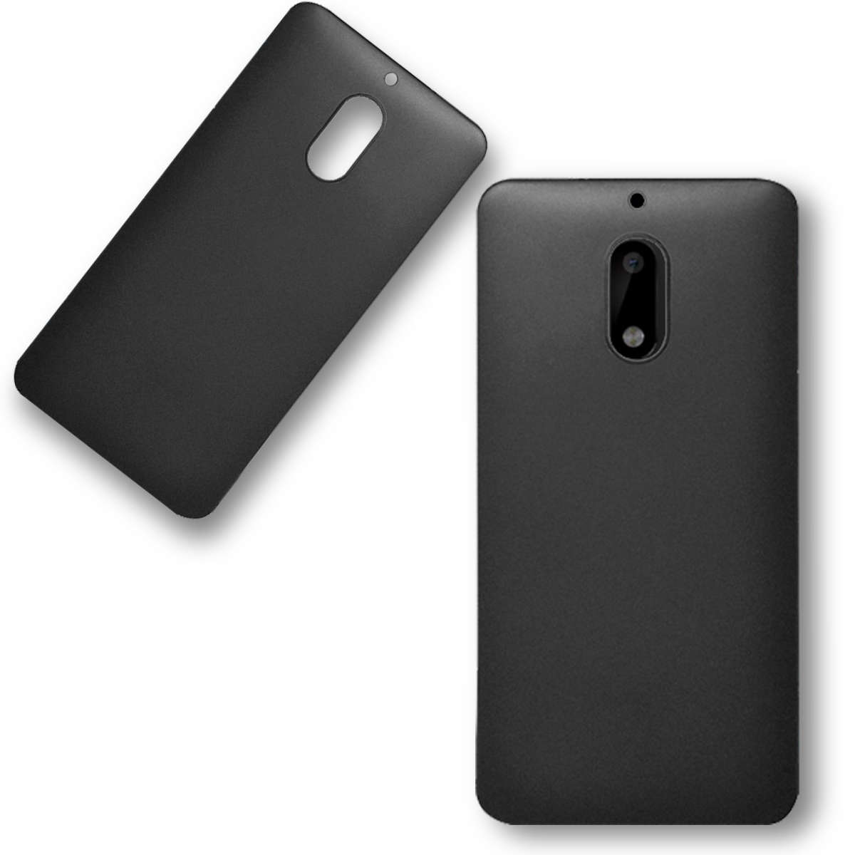 Thickness Black TPU matte mobile soft shell Phone Cover Case for Nokia 6